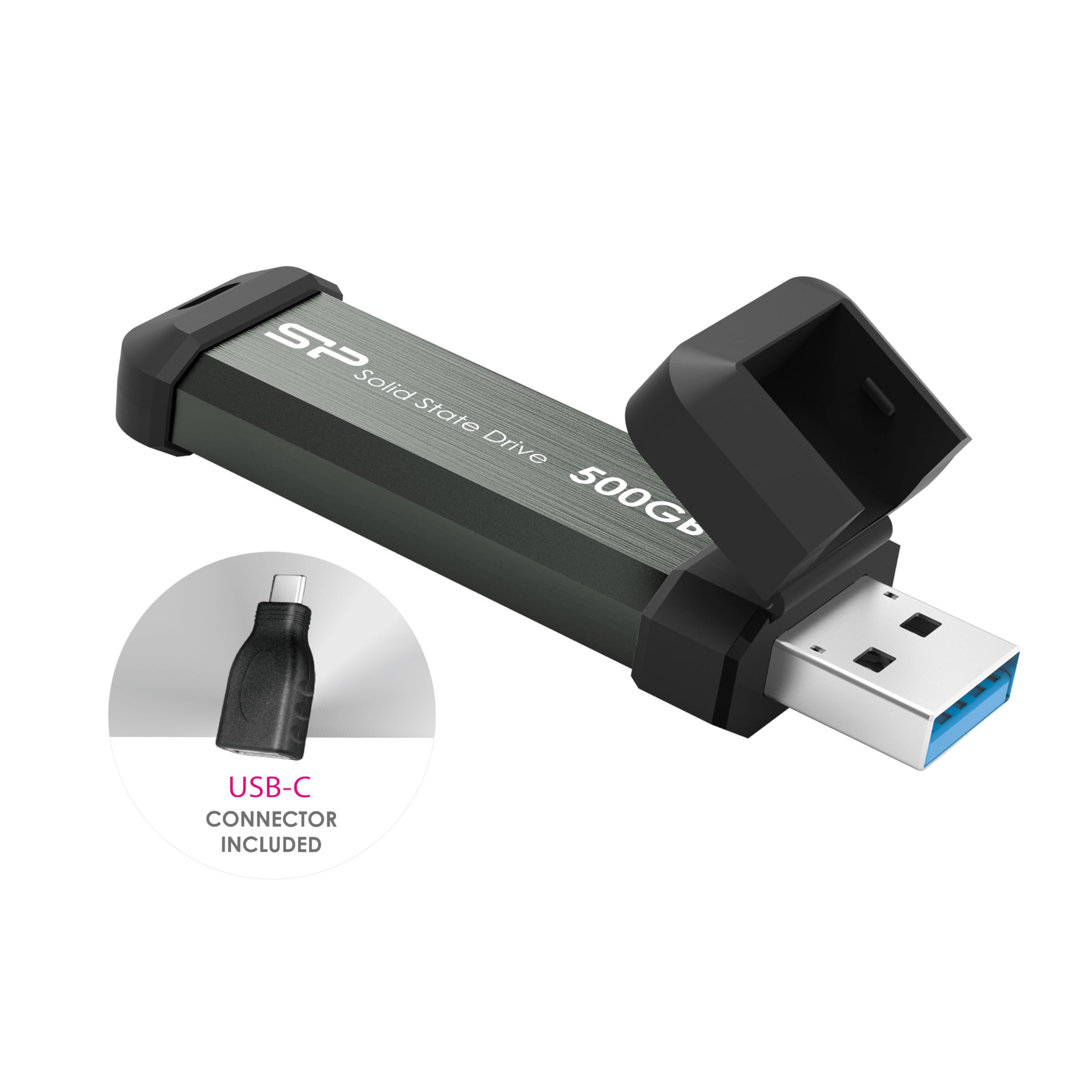Amazon.com: Silicon Power 500GB MS70 USB 3.2 Gen 2 Portable